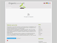 Tablet Screenshot of organicseeds.nl